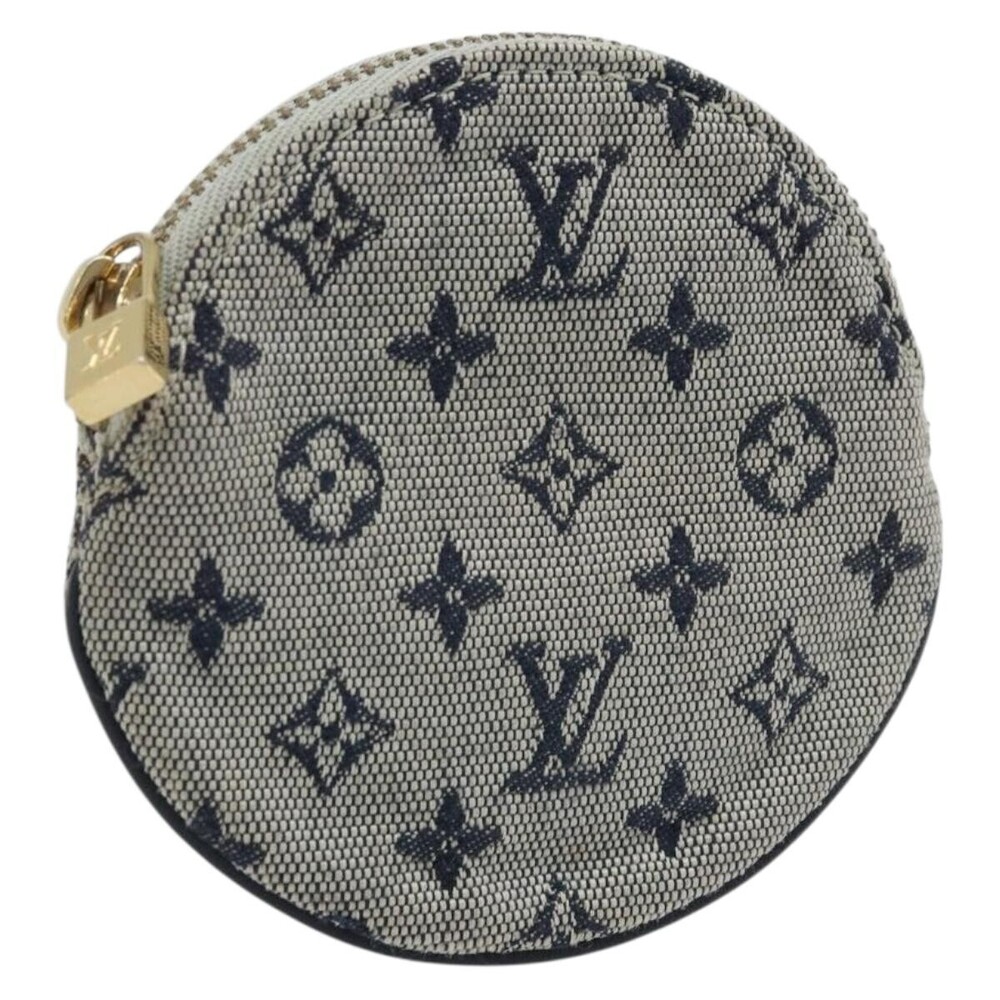 Louis Vuitton Round Coin Purse Mini Lin